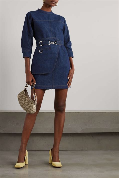 women fendi dresses|Fendi denim dress.